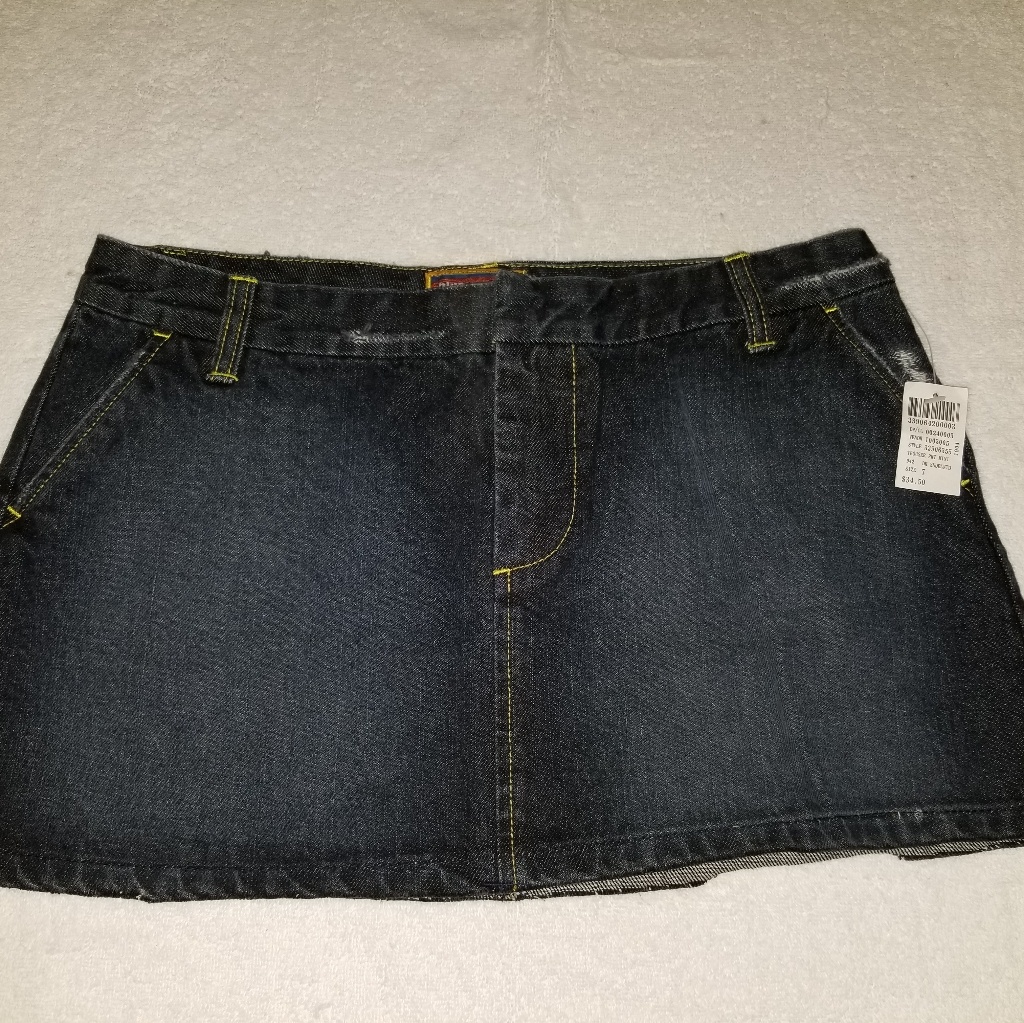 Blue Asphalt Denim Mini Sz 7